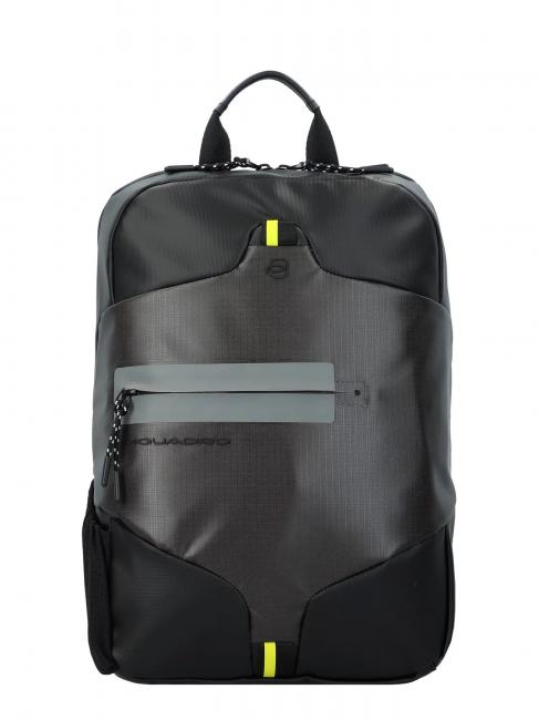 PIQUADRO BLED Laptop backpack 14 " Black - Laptop backpacks