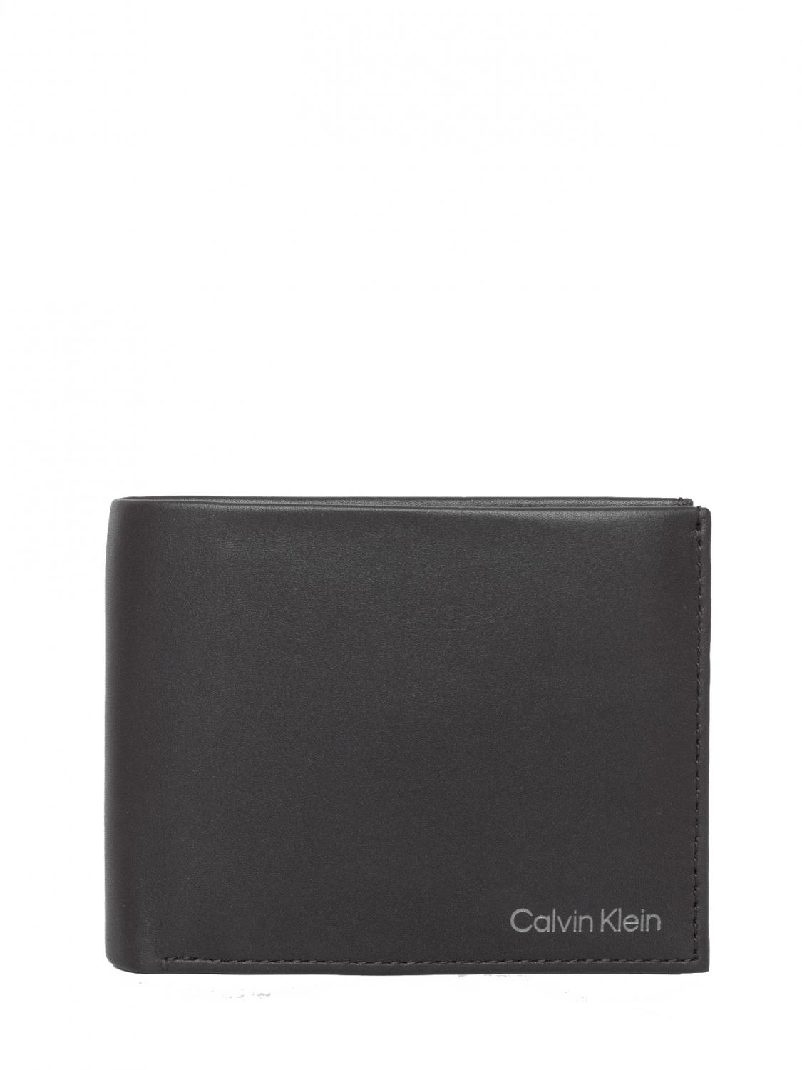 Calvin Klein Vital Leather Wallet Dark Brown - Buy At Outlet Prices!
