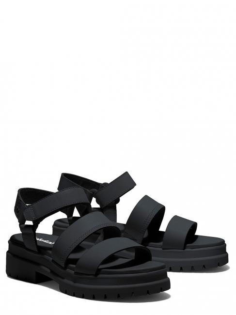 TIMBERLAND LONDON VIBE Women's leather sandals BLACK - Women’s shoes