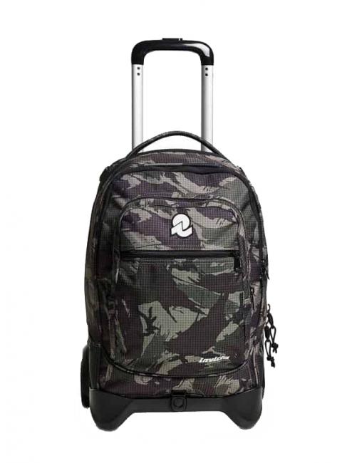 INVICTA NEW WAY NEW PLUG Fantasy Backpack with detachable trolley milicamgre - Backpack trolleys