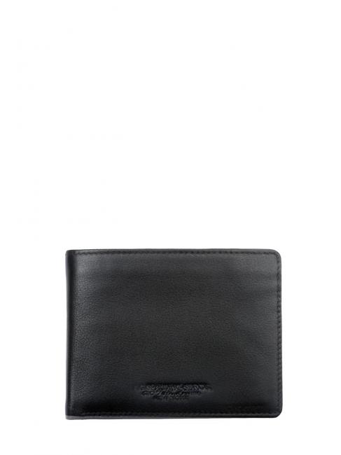 SPALDING WASHINGTON Leather wallet black - Men’s Wallets
