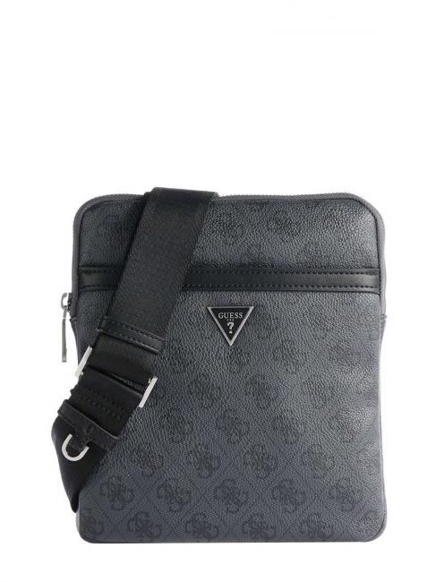 GUESS VEZZOLA Smart Flat bag BLACK - Over-the-shoulder Bags for Men