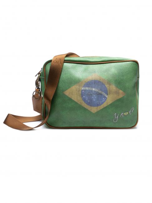 YNOT FLAG VINTAGE Shoulder reporter bag BRAZIL - Women’s Bags