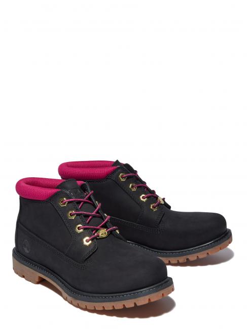 TIMBERLAND NELLIE Chukka Leather boots BLACK - Women’s shoes