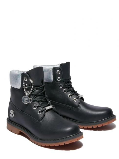 Timberland 6 Inch Heritage Leather Ankle Boots Jetblack Buy At Outlet Prices