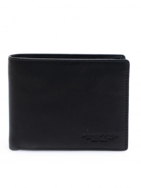 SPALDING WASHINGTON Leather wallet black - Men’s Wallets