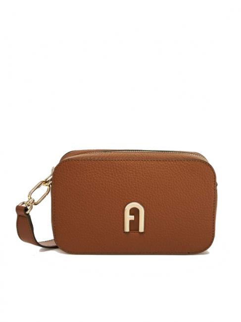 FURLA PRIMULA  Mini shoulder bag in calfskin cognac - Women’s Bags