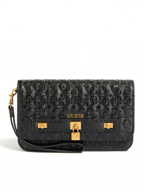 GUESS ISIDORA Organizer wallet with pocket BLACK - Women’s Wallets
