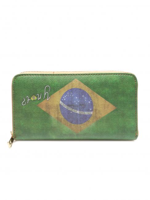 YNOT FLAG VINTAGE  Zip Around Wallet brazil - Women’s Wallets