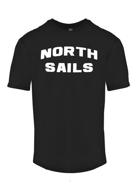 NORTH SAILS LOGO Cotton T-shirt black - T-shirt