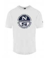 NORTH SAILS MARINE & OCEANS Cotton T-shirt white - T-shirt - 1