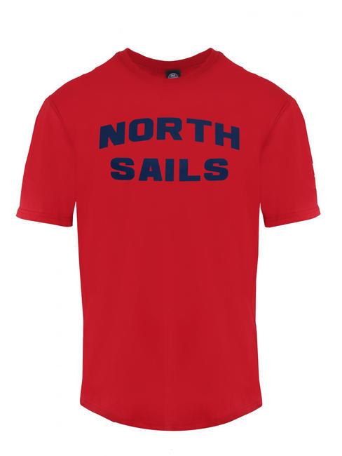 NORTH SAILS LOGO Cotton T-shirt red - T-shirt