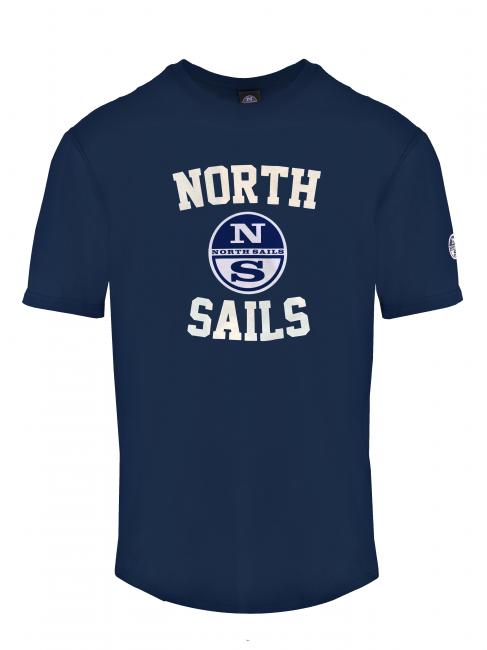 NORTH SAILS NS Cotton T-shirt blue navy - T-shirt