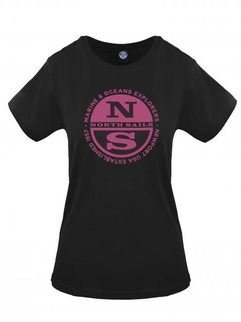 NORTH SAILS MARINE & OCEANS Cotton T-shirt black - T-shirt