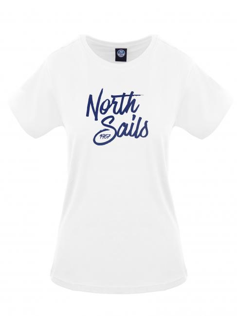 NORTH SAILS 1967 LOGO Cotton T-shirt white - T-shirt