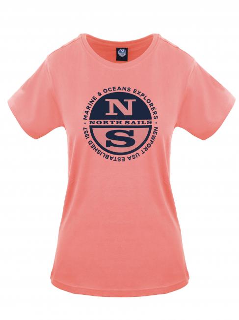 NORTH SAILS MARINE & OCEANS Cotton T-shirt rose - T-shirt