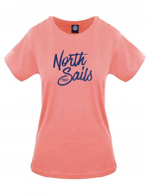 NORTH SAILS 1967 LOGO Cotton T-shirt rose - T-shirt
