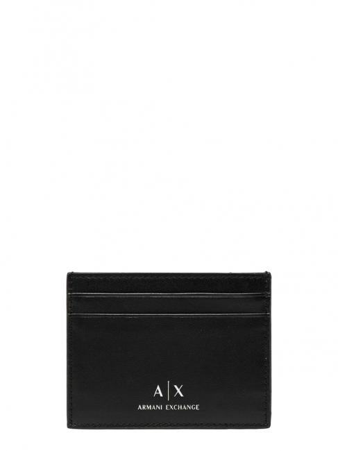 ARMANI EXCHANGE PORTACARD Leather Black - Key holders