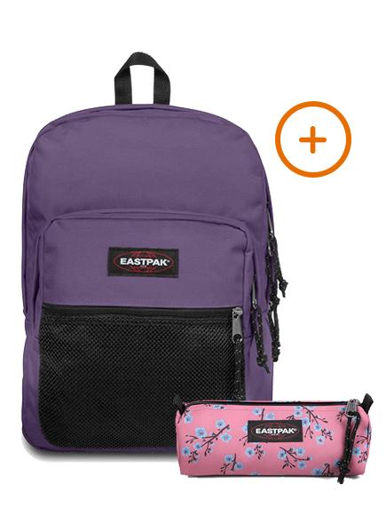 EASTPAK Zaino Pinnacle + Astuccio Benchmark   grape purple - Backpacks & School and Leisure