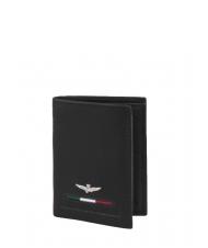 AERONAUTICA MILITARE FIGHTER Vertical leather wallet - Men&rsquo;s Wallets