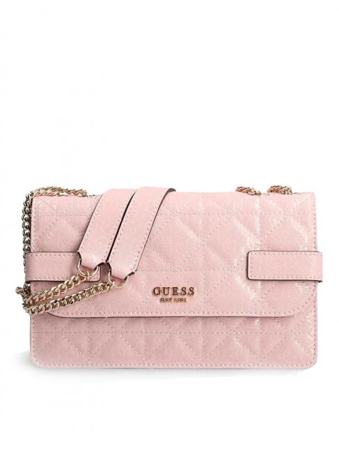 GUESS MALIA Shoulder bag with flap soft pink - Women’s Bags