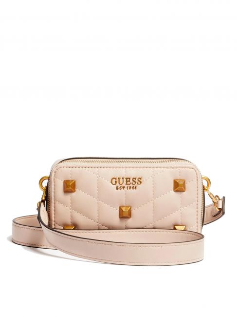 GUESS BRERA Mini shoulder bag almond - Women’s Bags