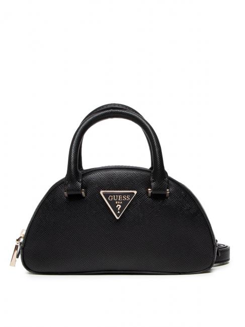 GUESS CORDELIA Mini dome handbag with shoulder strap BLACK - Women’s Bags