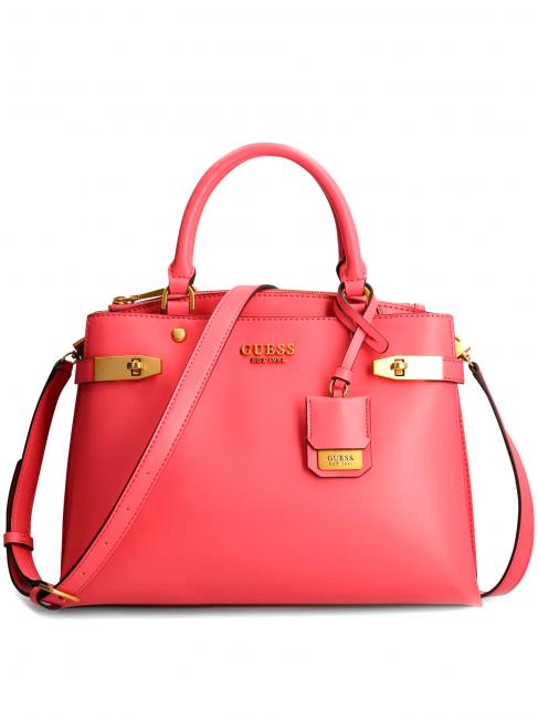 GUESS ZADIE GIRLFRIEND Handbag with shoulder strap camellia - Women’s Bags