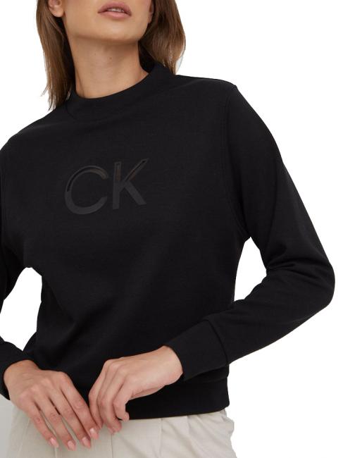 CALVIN KLEIN MESH LOGO Sweatshirt Ck Black - Women's Sweatshirts