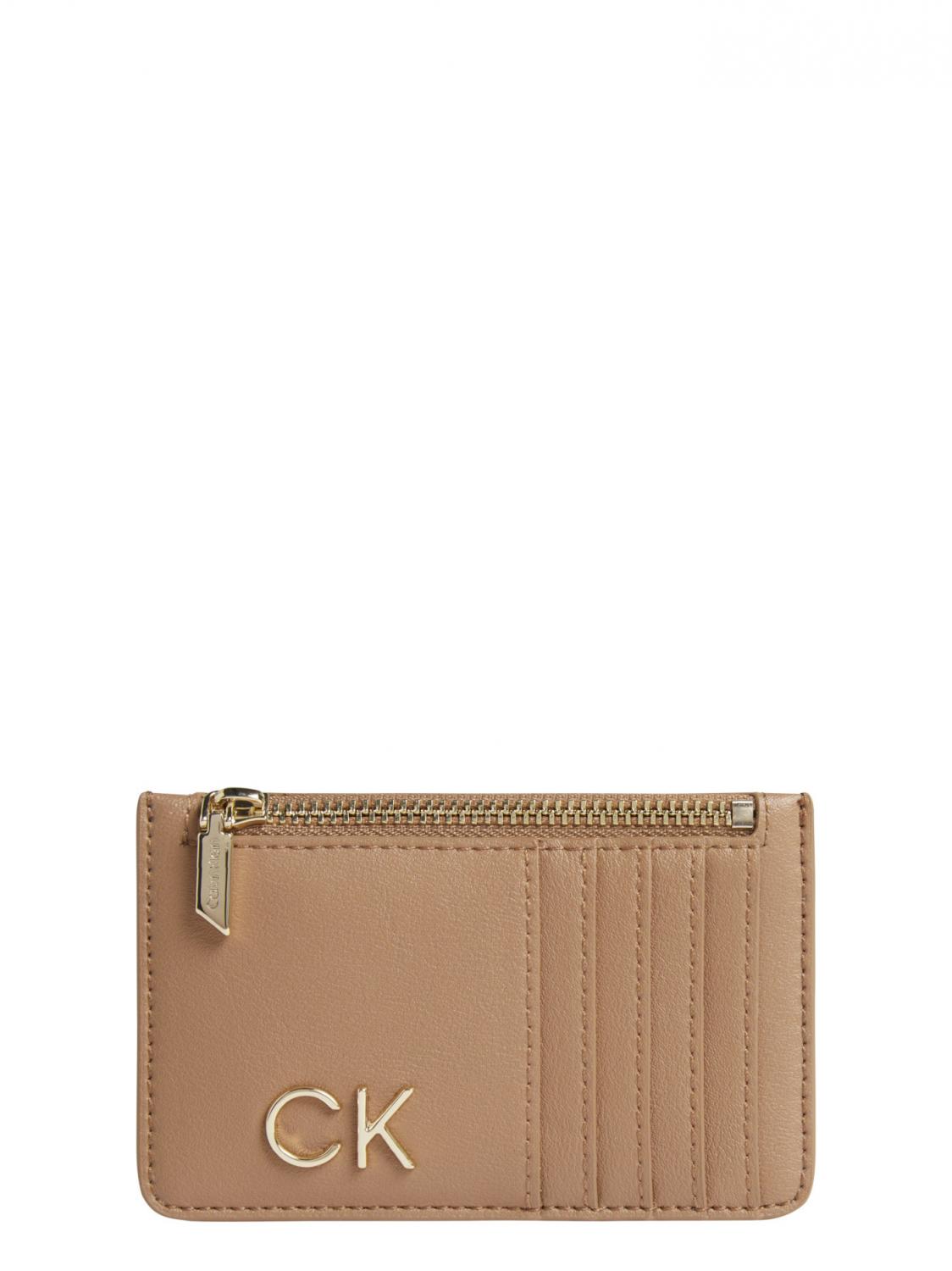 Calvin Klein Re-Lock Credit Card Holder Safari Canvas - Buy At Outlet  Prices!