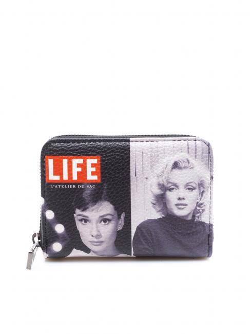 L'ATELIER DU SAC LIFE ELVIS Medium zip around wallet icons - Women’s Wallets
