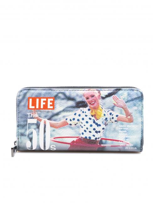 L'ATELIER DU SAC LIFE FLEUR Large zip around wallet the fifties - Women’s Wallets