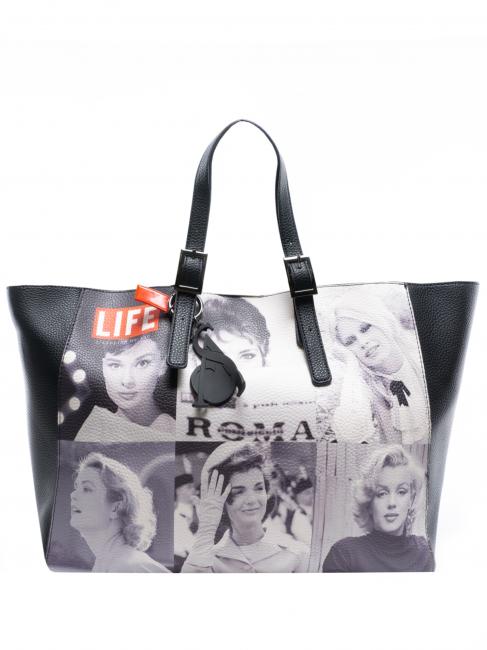 L'ATELIER DU SAC LIFE PETITE NICOLE Shopping bag with clutch bag icons - Women’s Bags
