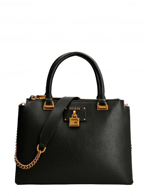 GUESS CENTRE STAGE Status Handbag, with shoulder strap BLACK - Women’s Bags