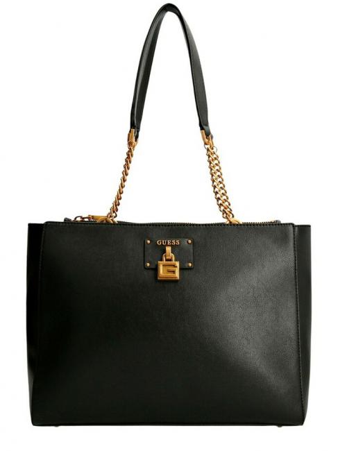 GUESS CENTRE STAGE Society Shoulder bag BLACK - Women’s Bags