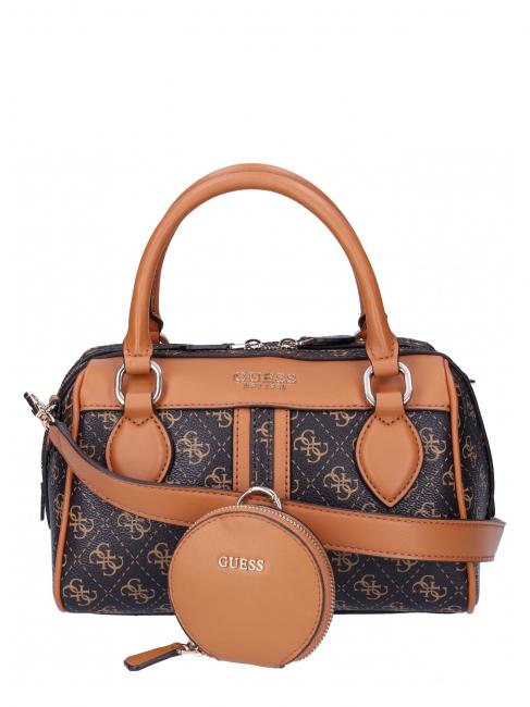 GUESS NOELLE Box Handbag, with shoulder strap brown / cognac - Women’s Bags