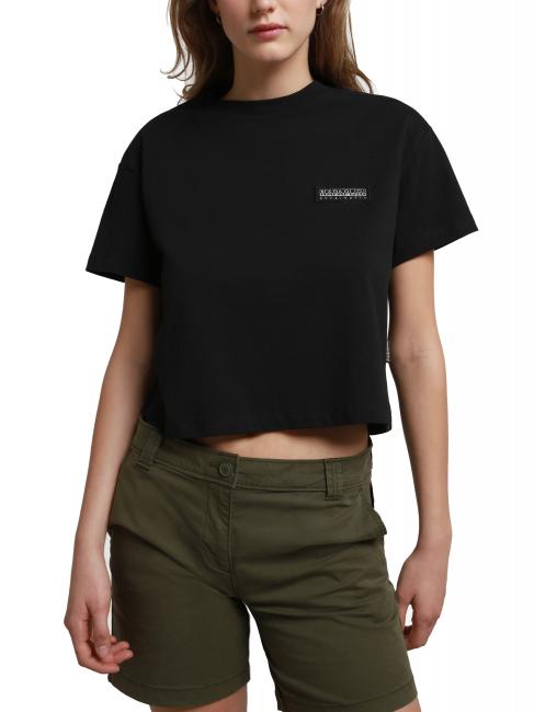 NAPAPIJRI S-MORGEN W Cotton crew neck T-shirt black 041 - T-shirt
