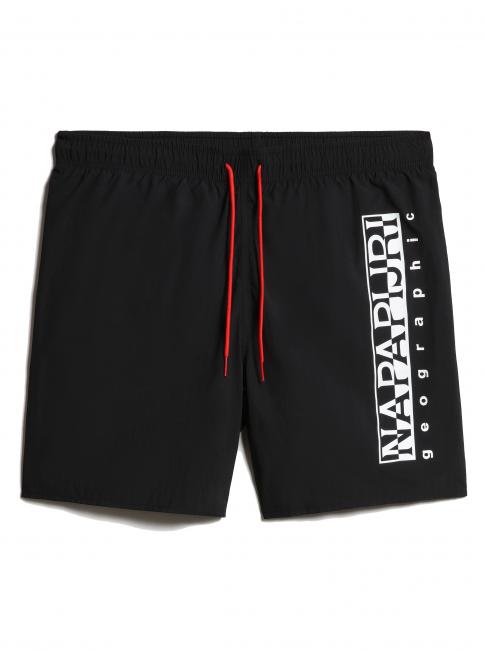 NAPAPIJRI V-BOX Swimsuit with side logo black 041 - Swimwear