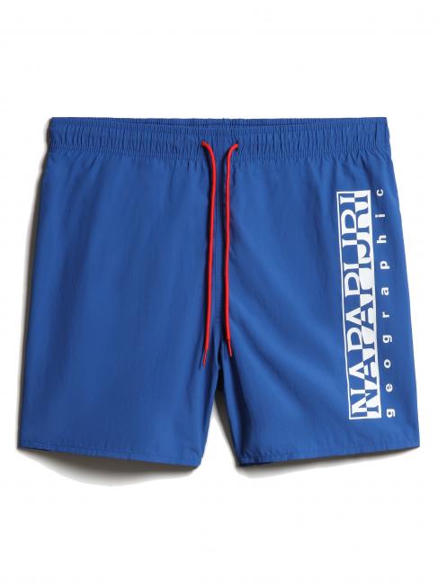 NAPAPIJRI V-BOX Swimsuit with side logo skydiver blue - Swimwear