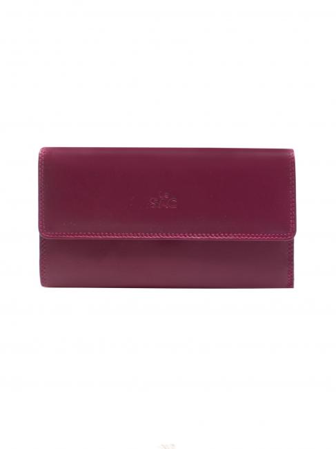 LESAC COLORFULL Double compartment leather wallet fx - Women’s Wallets