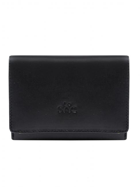 LESAC COLORFULL Leather wallet Black - Women’s Wallets