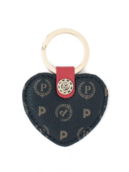 POLLINI key ring HERITAGE, heart-shaped black lacquer - Key holders