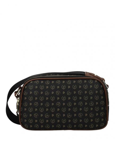 POLLINI HERITAGE  Camera bag with shoulder strap black brown - Women’s Bags