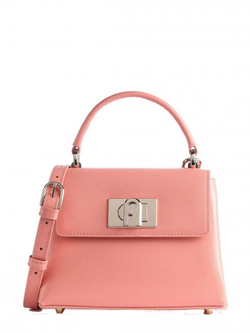 FURLA 1927 Handbag, with shoulder strap, in leather grapefruit - Women’s Bags