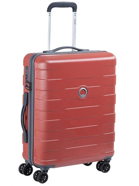 DELSEY QUITO Large size trolley red-orange - Rigid Trolley Cases