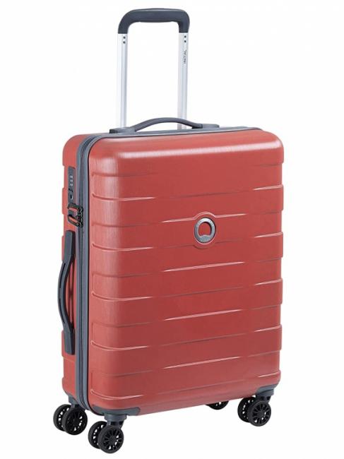 DELSEY QUITO Medium size trolley red-orange - Rigid Trolley Cases