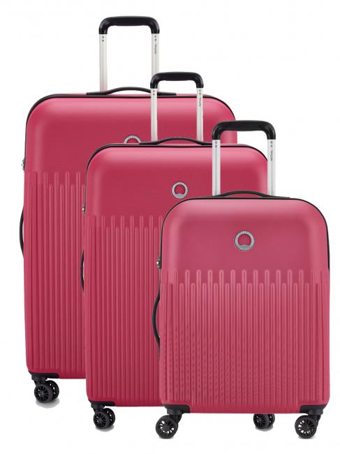 DELSEY LIMA Set of 3 hand luggage trolleys, medium, large peony - Trolley Set