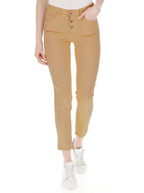 LIUJO MONROE High-waisted bottom up jeans camel - Jeans