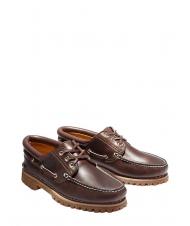 TIMBERLAND AUTHENTICS 3 EYE Leather boat shoes brown - Men&rsquo;s shoes - 1