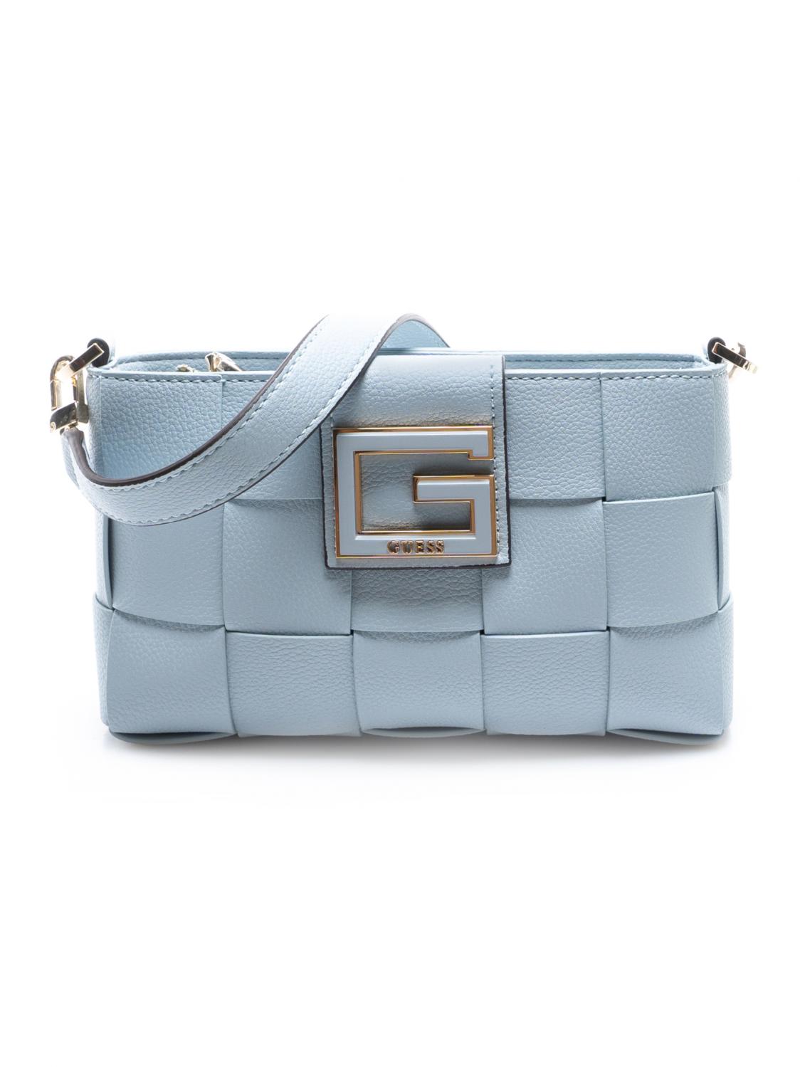 Guess Liberty City Shoulder Bag With Shoulder Strap Light Blue - Buy At  Outlet Prices!